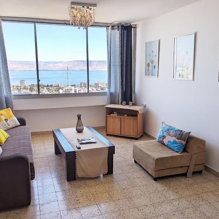 1Bdrm Apt With Panoramic View Of Sea And Mountains Tiberias Eksteriør bilde